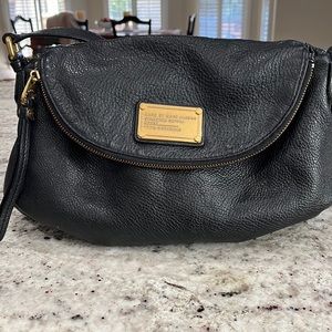 Marc by Marc Jacobs Q hobo in black pebbled leather